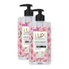Imagem de Kit 2 Sabonete Líquido Lux Botanicals Flor De Cerejeira 500ml