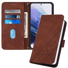 Imagem de GYHOYA Capa carteira para Samsung Galaxy A25 5G, capa para celular Galaxy A25 5G com suporte para cartão e fecho magnético capa protetora de couro durável à prova de choque para Samsung Galaxy A25 5G