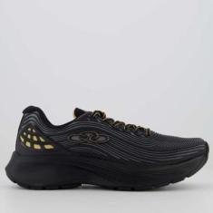 Imagem de Tênis Olympikus Fluir Preto e Dourado-Masculino