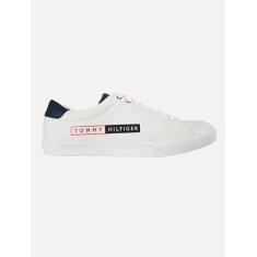Imagem de Tênis Tommy Hilfiger Masculino Couro Hockney 12Y Box Sneaker Branco, 4