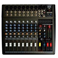 Imagem de Mesa de som mixer custom sound 8 canais usb bluetooth cmx 8c cinza