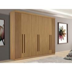 Imagem de Guarda-Roupa 6 Portas Flex Cinamomo Da Vinci Plus Ripado 2,75 D'Doro
