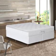 Imagem de Cama Box King Size Umaflex Italia Jacquard 72x193x204 - Branco