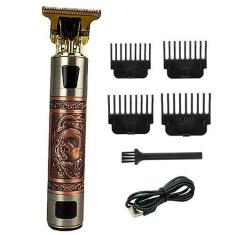 Imagem de Máquina de Barba e Cabelo Recarregável Vintage USB CBRN19694 - COMMERC