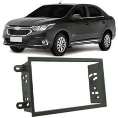 Imagem de Moldura Painel 2 Din Som DVD Gm Chevrolet Cobalt 2012 à 2018 