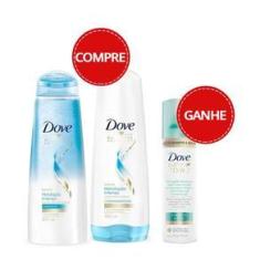 Imagem de Kit Shampoo + Condicionador Dove Hidratação Intensa Oxigênio Ganhe Shampoo A Seco Dove Care On Day 2