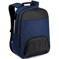 Imagem de Mochila de ombro Mochila com costura de um ombro bolsa para computador, design de faixa luminosa, viagem segura, prática de grande capacidade