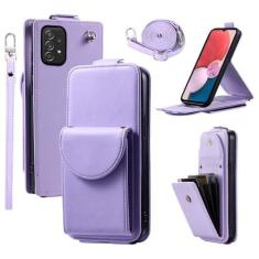 Imagem de Dibosom Capa carteira para Samsung Galaxy A13 4G/5G com vários compartimentos para cartões, bolsa de órgão, alça de pulso com fivela de anel, alça de ombro, suporte de cartão, capa de telefone para