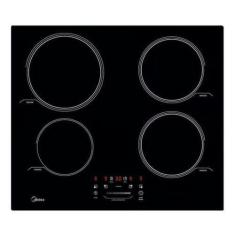Imagem de Cooktop Indução Vitrocerâmico 4 Bocas 220v 59x56,5cm - Midea, Preto, 2