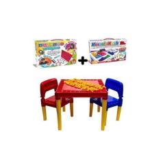 Imagem de Jogo De Tabuleiro Hora Do Rush + Desenho Mágico + Mesinha - Tritec e B