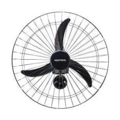 Imagem de Ventilador De Parede Oscilante 60cm Grade Metálica Preta Ventisol Bivo