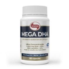 Imagem de Mega Dha 1500mg Vitafor Ômega 3 EPA DHA 60 Cápsulas