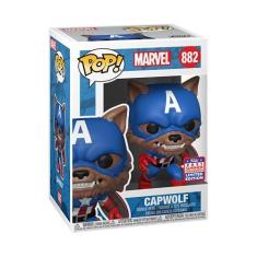 Imagem de Funko Pop! Marvel: Year of The Shield - Capwolf, Amazon Funkon Exclusive