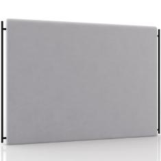 Imagem de Cabeceira Cama Box Casal 140cm Estofada Goya P05 Veludo Cinza - Lyam Decor