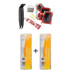 Imagem de 2 Kit Emergência Reparo Pneu Bicicleta 11 Peças - RT