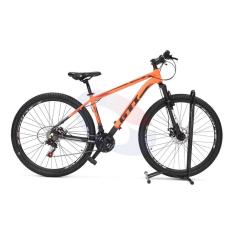 Imagem de Bicicleta Aro 29 Gti Roma Alumínio 21v Freio a Disco Garfo Suspensão - Laranja/Preto