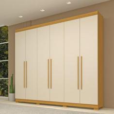 Imagem de Guarda Roupas Casal 6 Portas 4 Gavetas Nubia Acp - Acp Móveis