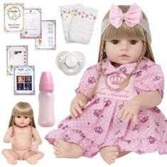 Imagem de Bebê Reborn Princesa Fada Madrinha 100 % Silicone Acessórios - Cegonha