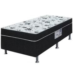 Imagem de Cama Box Union Solteirão Ortopédica 108X188x43cm Ortobom Cor Branco Co