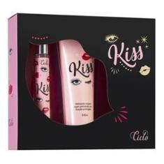 Imagem de Kit Perfume 10Ml + Creme 240Ml Kiss Ciclo