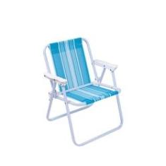 Imagem de Cadeira Infantil Aço Azul - Mor