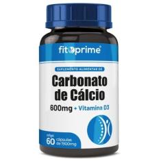 Imagem de Carbonato de Cálcio + Vitamina D3 Fitoprime 60 Cápsulas