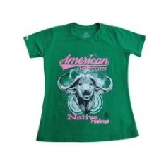 Imagem de Camiseta Feminina - Verde Bufalo - Smith Brothers - P