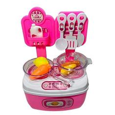 Imagem de Maleta Cozinha Infantil  Brinquedo Menina Comidinha