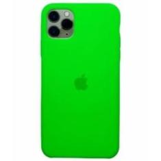 Imagem de Capa Case para iPhone de Silicone Aveludada 11 6.1 Verde Neon