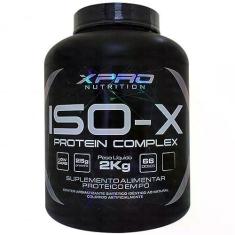 Imagem de Whey Isolado ISO-X (2KG) Morango - XPRO Nutrition