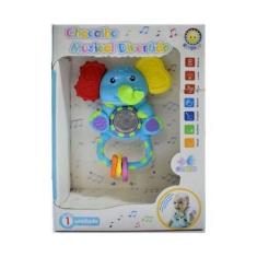 Imagem de Chocalho Musical Bebes Mordedor Brinquedo Divertido Elefante - Mbbimpo