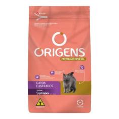 Imagem de Ração Premium Origens Gatos Adultos Castrados Carne 3Kg