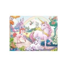 Imagem de Quebra Cabeça 100 Peças Unicórnios Grow 04431