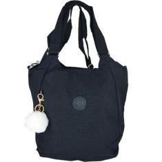 Imagem de Bolsa Tactel Transversal e Ombro 9323 - By Ello, Preto