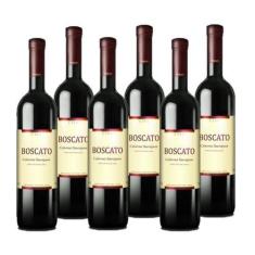 Imagem de Vinho Cabernet Sauvignon Boscato Cave 750Ml - Kit 6 Unidades - Boscato