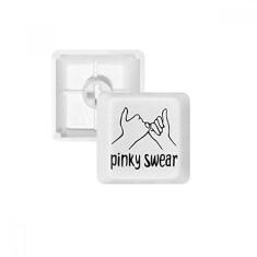 Imagem de Black Pinky Swear teclado mecânico PBT teclado mecânico para gestos