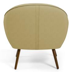 Imagem de Poltrona Decorativa Nina Corano C-19 com Pés Palito Castanho - Domi