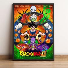 Quadro decorativo Desenho Majin Boo Dragon Ball Anime para sala