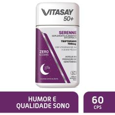Imagem de VITASAY50+ SERENNE   - HUMOR E QUALIDADE DO SONO 60 CáPSULAS 
