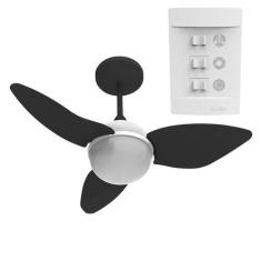 Imagem de Ventilador Teto Aliseu Smart Preto Controle Parede