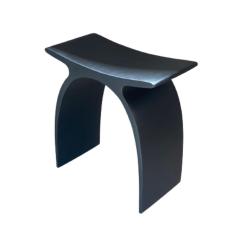 Imagem de Banqueta Arc Em Resina Preto Fosco