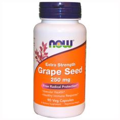 Imagem de Grape Seed Extract Semente De Uva 250Mg (90 Vcaps) Now Foods
