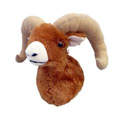 Imagem de Adore 12 "Ram The Bighorn Sheep Pelúcia Stuffed Animal Walltoy Wall Mount
