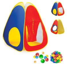 Imagem de Toca Barraca Infantil Pop Up Unissex Com 40 Bolinhas