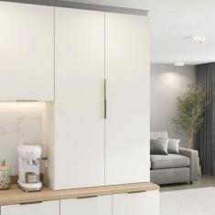 Imagem de Armário Aéreo 2 Portas Ipanema Cabecasa Madeiramadeira Branco/branco