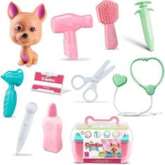 Imagem de Brincando De Profissoes Doutor Canino Maleta Rosa - Roma