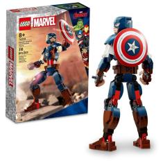 Imagem de Lego Marvel Figura De Construção Do Capitão América 76258