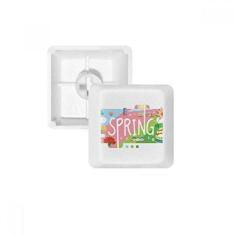 Imagem de Kit de atualização para jogos com teclado mecânico PBT de ilustração Primavera Temporada