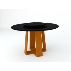 Imagem de Mesa De Jantar Redonda Isabela 1,35M Com Tampo Giratório Ypê// - New Ceval