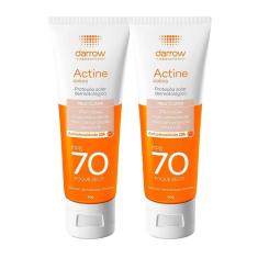 Imagem de Kit 2X Protetor Solar Actine Colors Pele Clara FPS 70 Toque Seco 40g